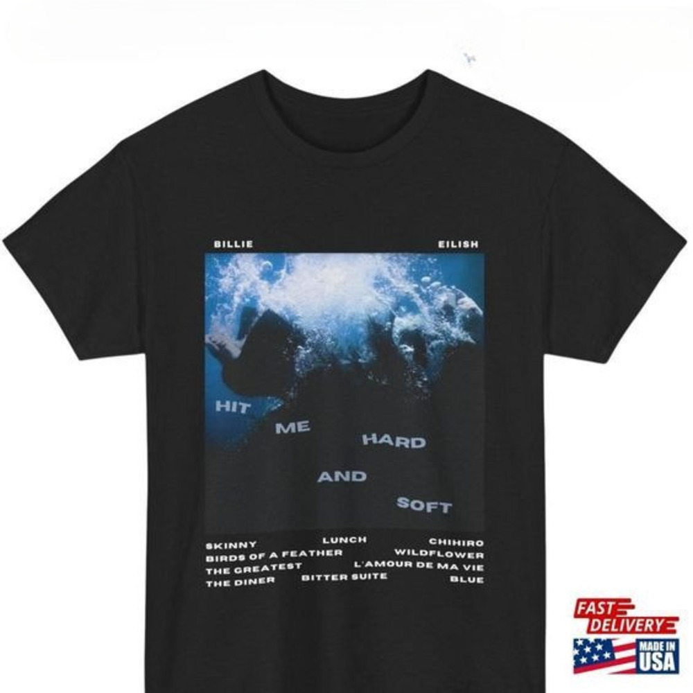 Hit Me Hard And Soft Shirt Billie Eilish AlbumGraphics Shirt